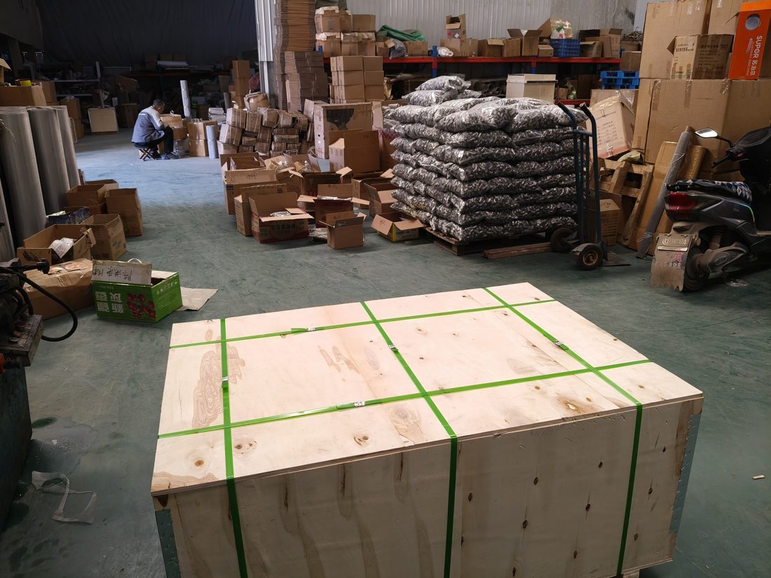 Packed goods ready for shipment